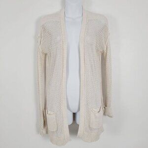 Matilda Jane Cream Crochet‎ Open Knit Cardigan
